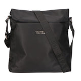 Borsa a tracolla uomo 100% pelle PU PCL3159-BLACK Northampton Polo Club