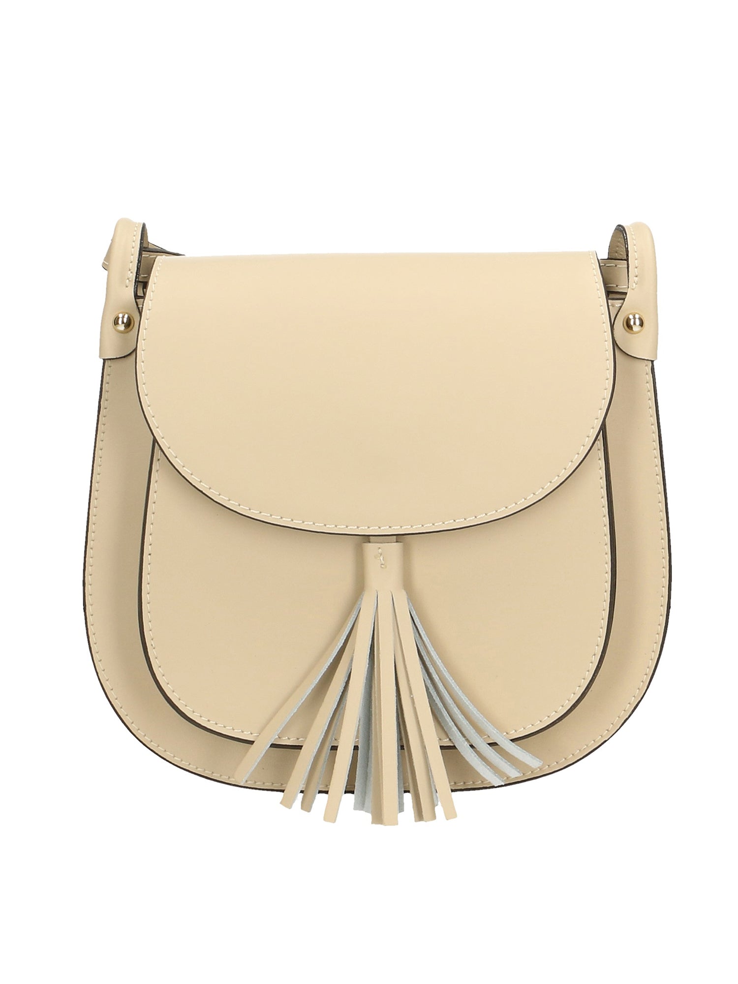 Penelope Borsa a tracolla da donna 100% pelle AD001-BEIGE Gave Lux