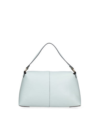 Borsa a spalla da donna Vera pelle 07154-D102 CIELO Roberta Rossi