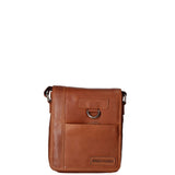 Borsa a tracolla uomo in vera pelle Casual HILB-3057-CUOIO Hill Burry