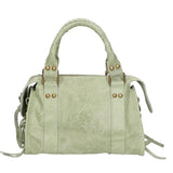 Erisia Borsa a spalla da donna Vera pelle 06091-025 VERDE MILITARE Gave Lux