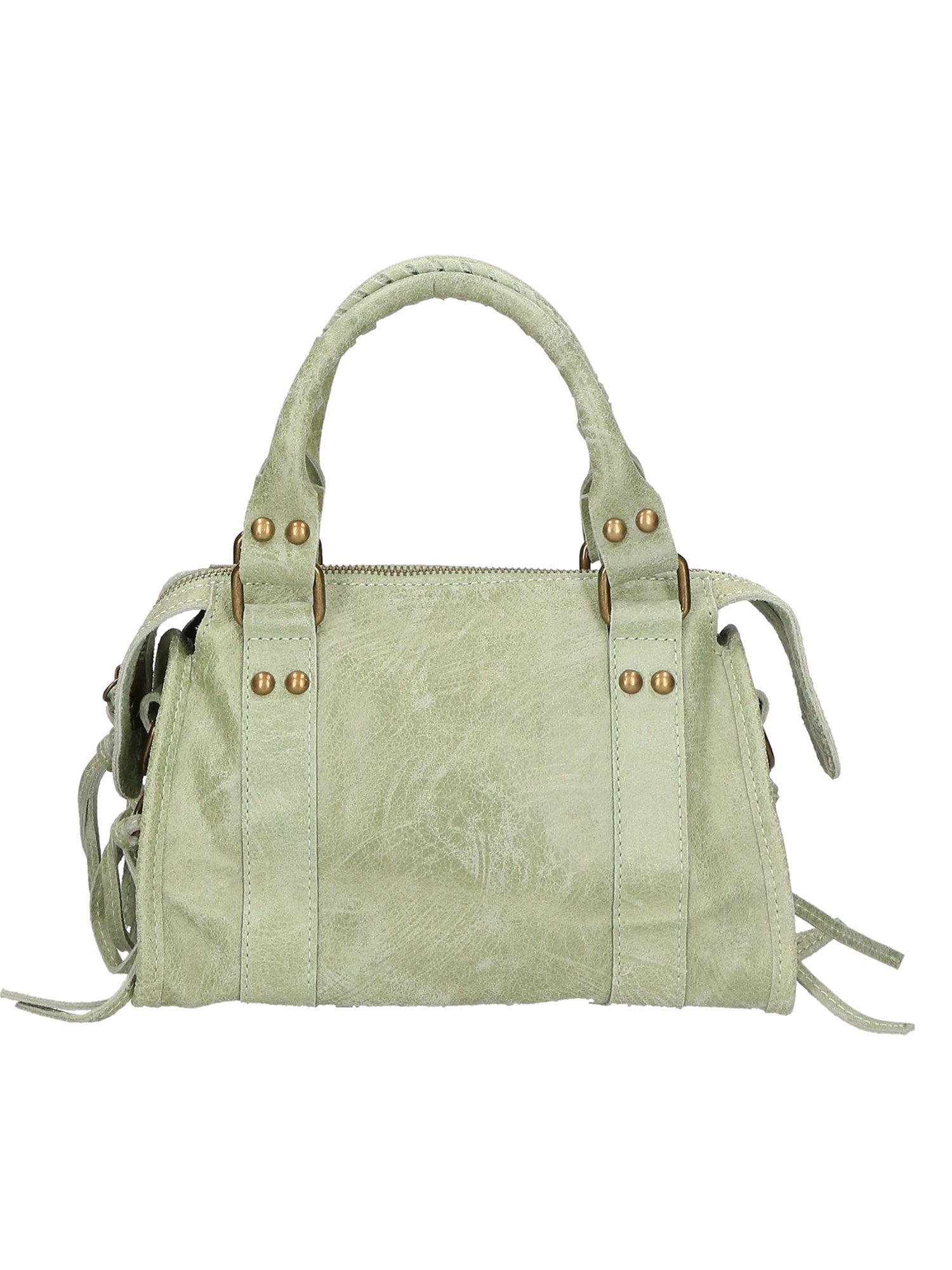 Erisia Borsa a spalla da donna Vera pelle 06091-025 VERDE MILITARE Gave Lux