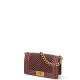 Borsa a mano da donna 100% Pvc FLAT-S-BALL 24-CHOCOLATE - LIGHT OTTONE Marc Ellis