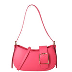 Borsa a spalla da donna 100% vera pelle 07213-L317 FUXIA Roberta Rossi