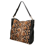Asia Borsa a spalla da donna Vera pelle 05475-PITONE CUOIIO 007 Gave Lux