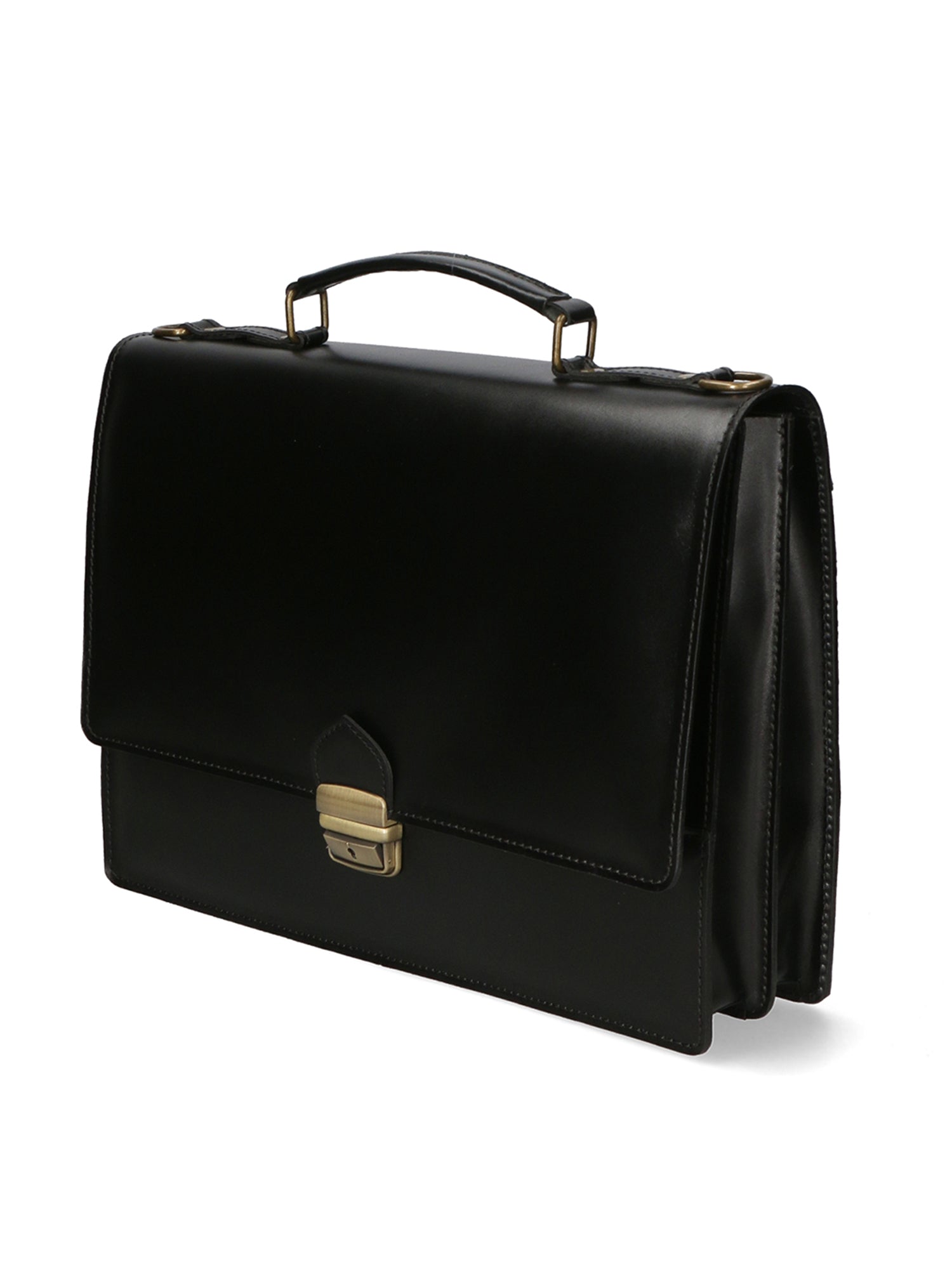 Ivo 7003-NERO Borsa da lavoro unisex in vera pelle Gave Lux