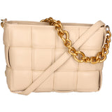 Agostina Borsa a mano da donna Vera pelle 04691-D05 CAPPUCCINO CAPUCHIN Gave Lux