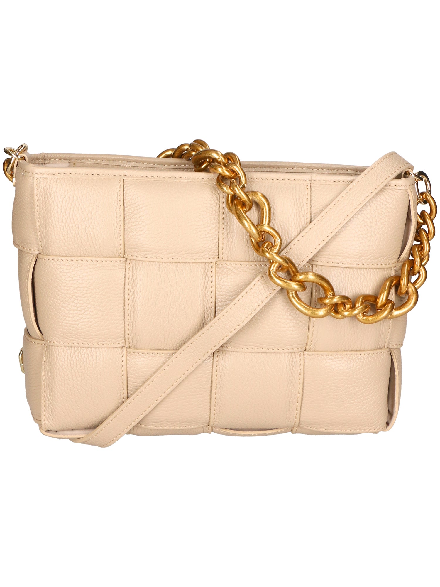 Agostina Borsa a mano da donna Vera pelle 04691-D05 CAPPUCCINO CAPUCHIN Gave Lux