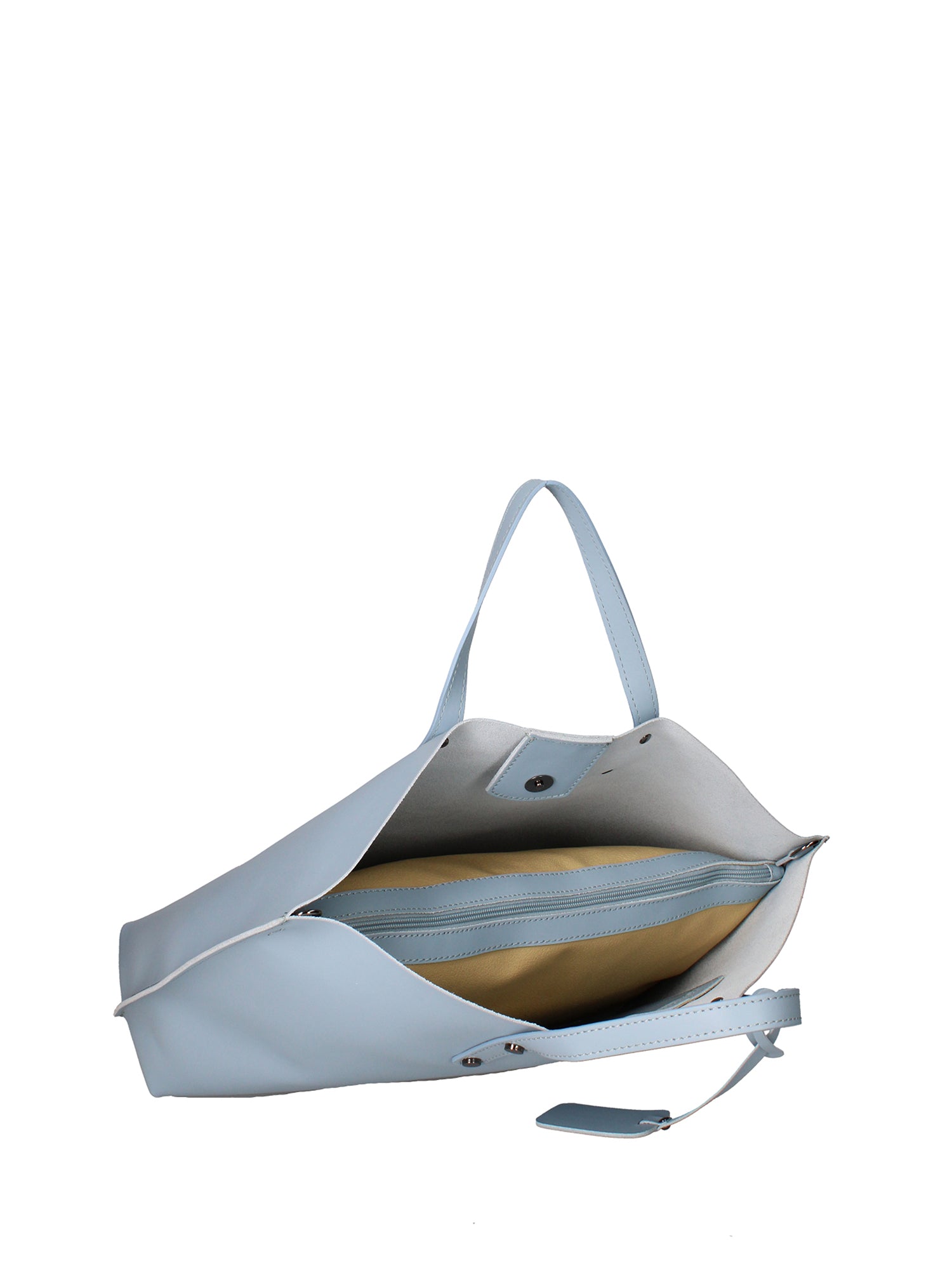 Lumena Borsa a mano da donna Vera pelle 2094-L366 CIELO Gave Lux
