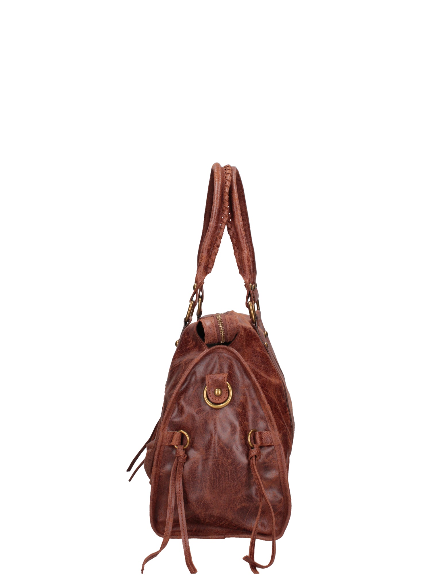Elara Borsa a spalla da donna Vera pelle 06090-041 MARRONE Gave Lux