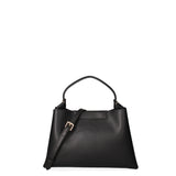 Borsa a mano da donna 100% pelle riciclata 07227-Nero Viola Castellani