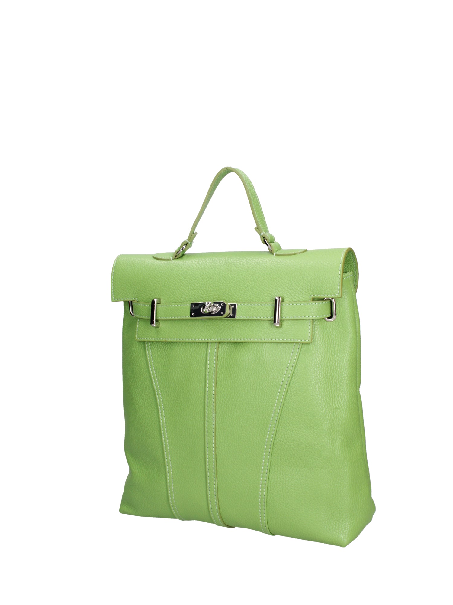 Borsa a mano da donna Vera pelle 07248-D12 VERDE Roberta Rossi