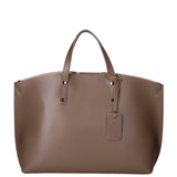 Lumena Borsa a mano da donna Vera pelle 2094-L134 TAUPE SCURO Gave Lux