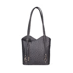 Chanel 3005-19 GRIGIO SCURO Zaino da donna in vera pelle Gave Lux