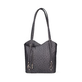 Chanel 3005-19 GRIGIO SCURO Zaino da donna in vera pelle Gave Lux