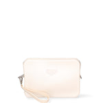 Borsa a tracolla da donna 100% Pvc FLAT-FLOWE-WHITECAP - SILVER Marc Ellis