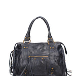 Elara Borsa a spalla da donna Vera pelle 06090-013 BLU NAVY Gave Lux