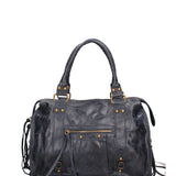 Elara Borsa a spalla da donna Vera pelle 06090-013 BLU NAVY Gave Lux