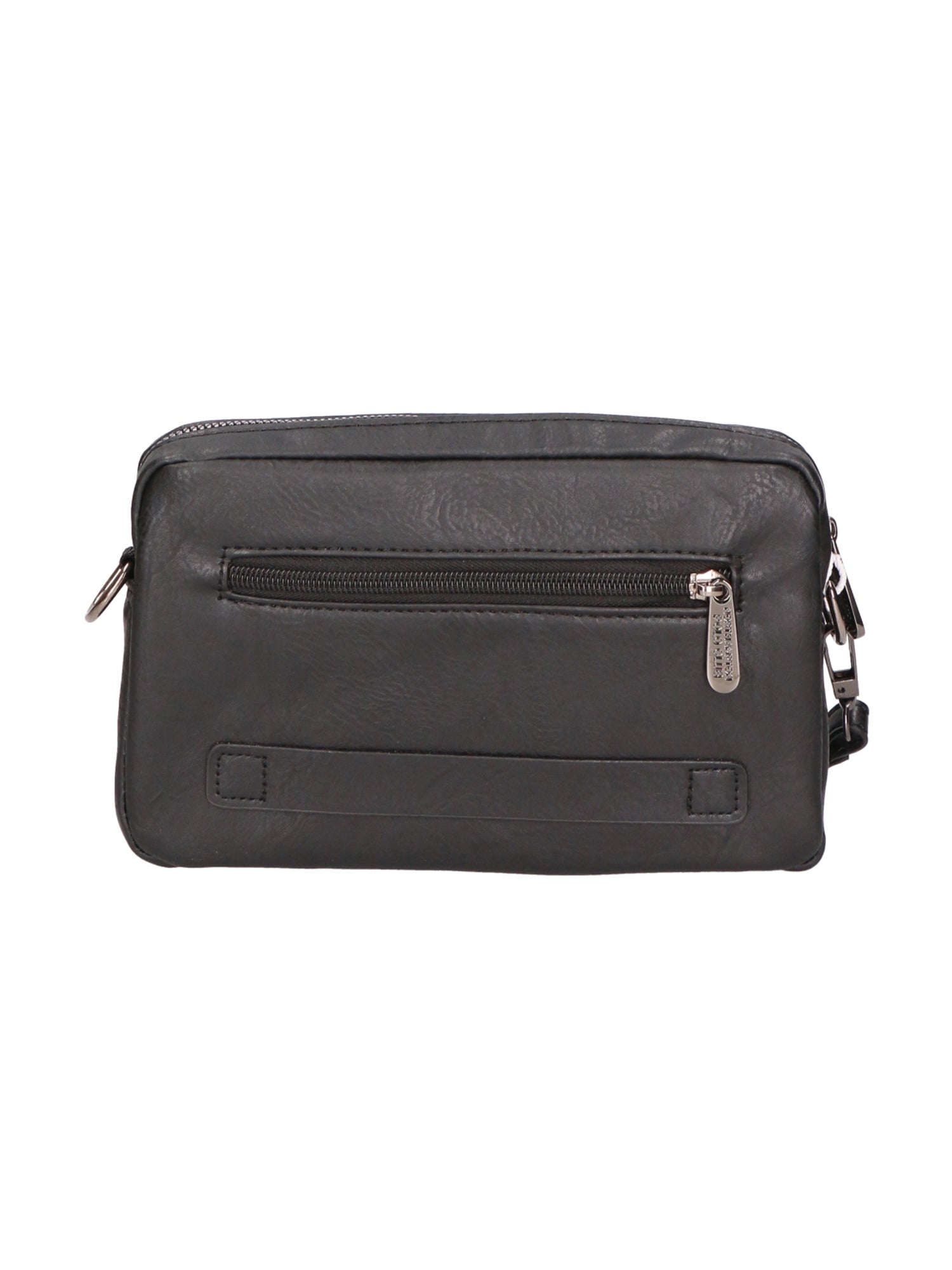 Borsa a tracolla da uomo 100% pelle PU PCL3049-BLACK Northampton Polo Club