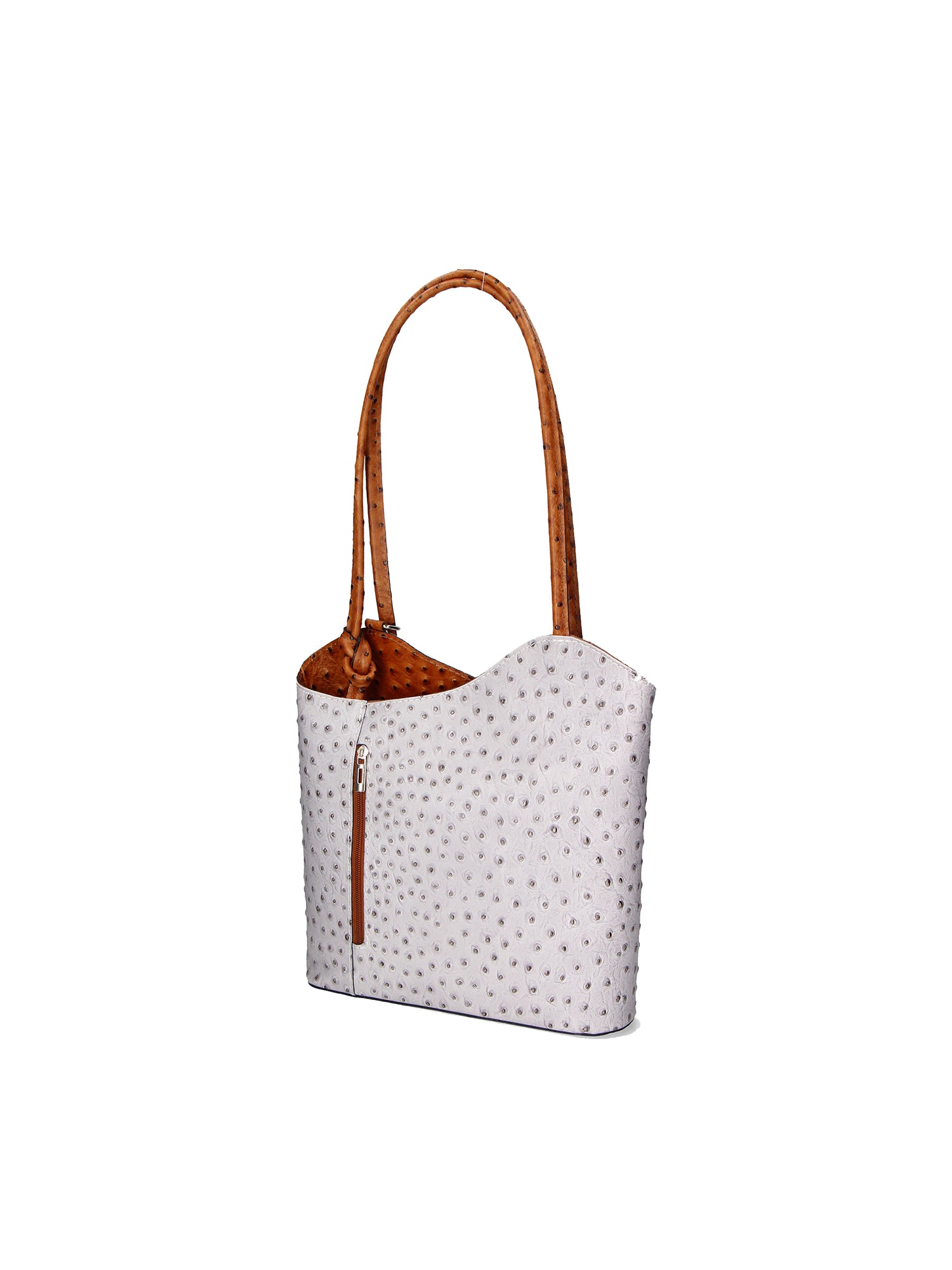 Chanel 3005-17 GRIGIO 06 CUOIO Zaino da donna in vera pelle Gave Lux