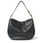 Eridana Ultra Borsa a spalla da donna 100% pelle B17222-NERO Braccialini