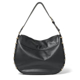 Eridana Ultra Borsa a spalla da donna 100% pelle B17222-NERO Braccialini