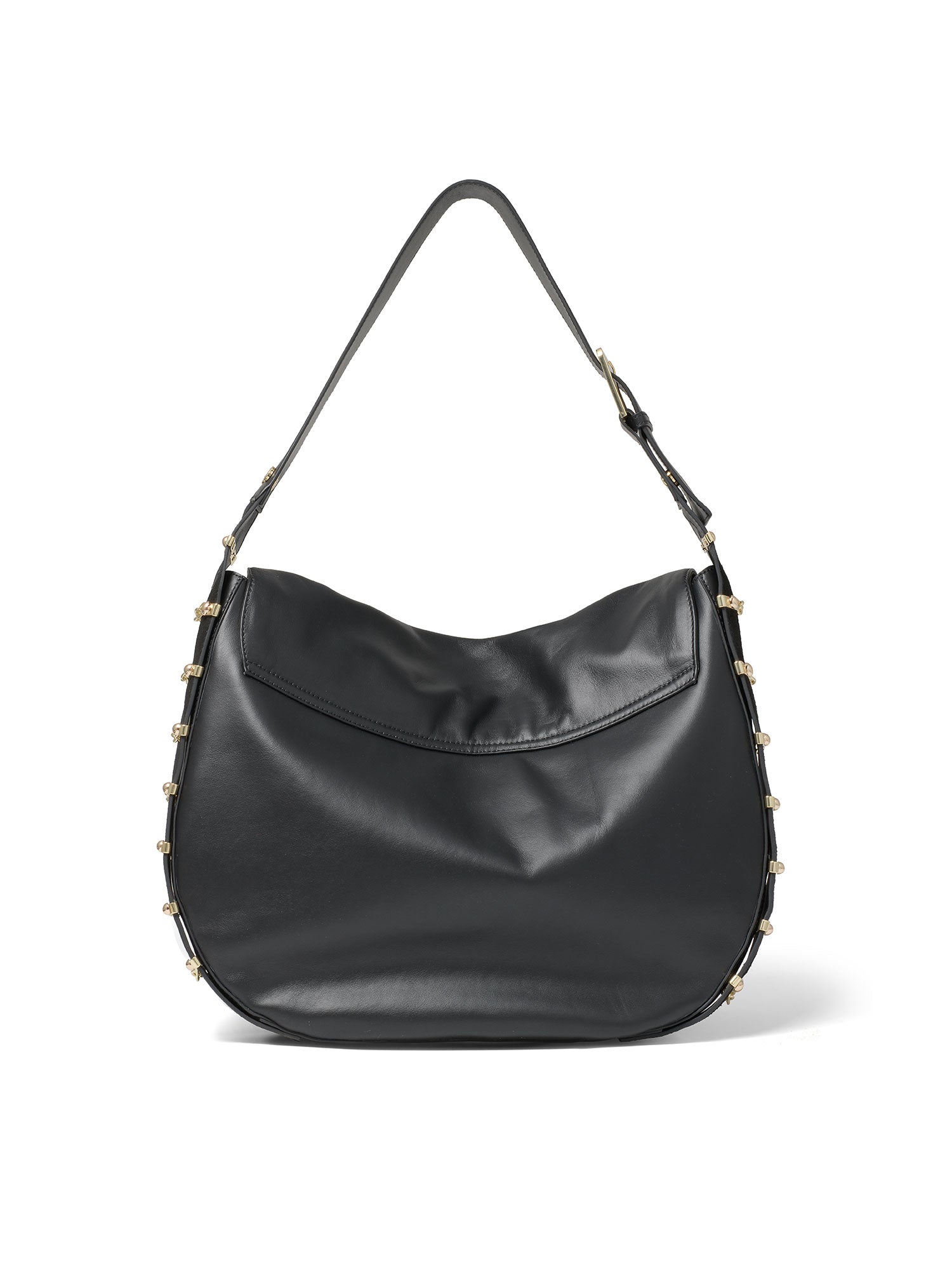 Eridana Ultra Borsa a spalla da donna 100% pelle B17222-NERO Braccialini