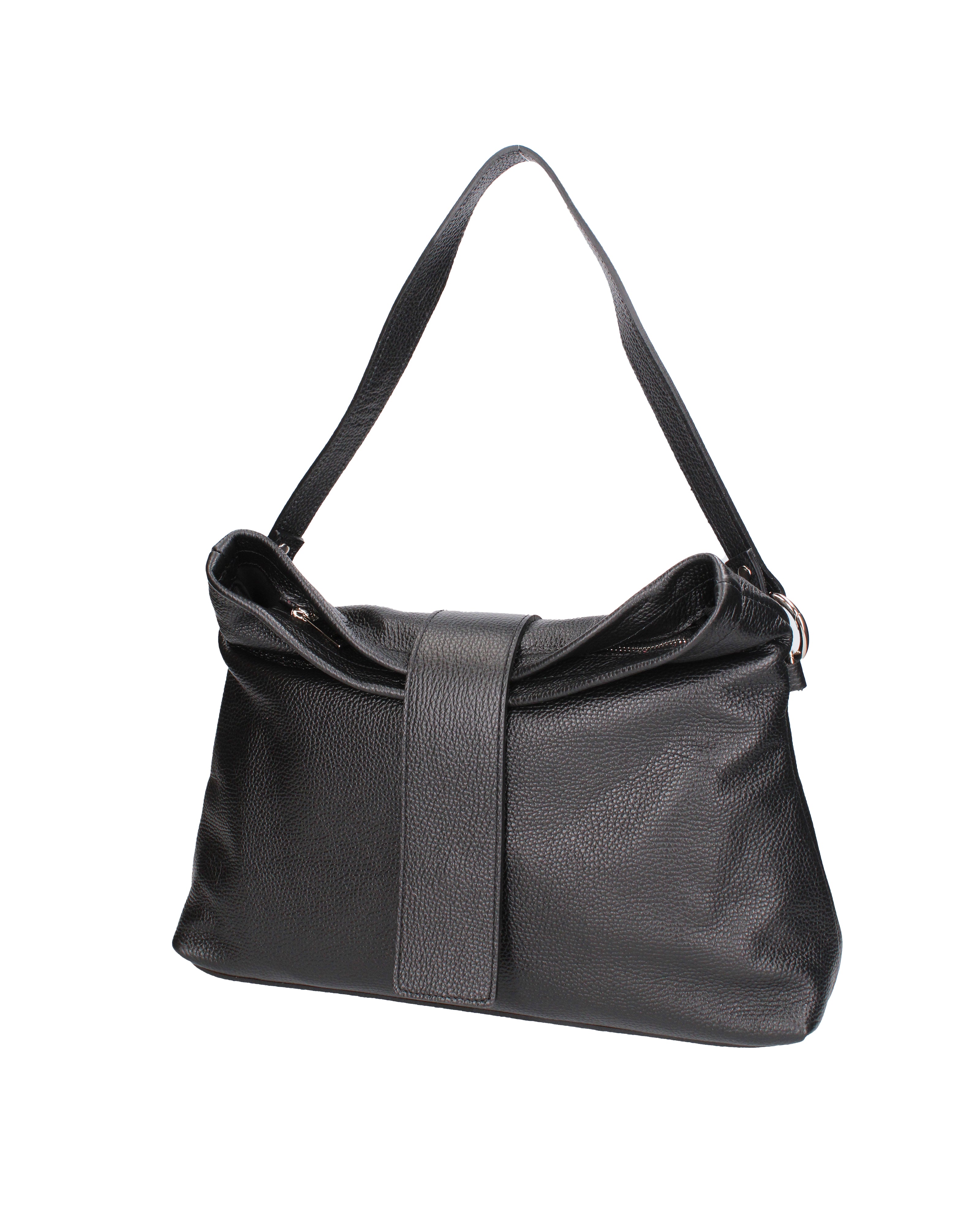 Grace Borsa a spalla da donna Vera pelle 07158-D28 NERO Viola Castellani