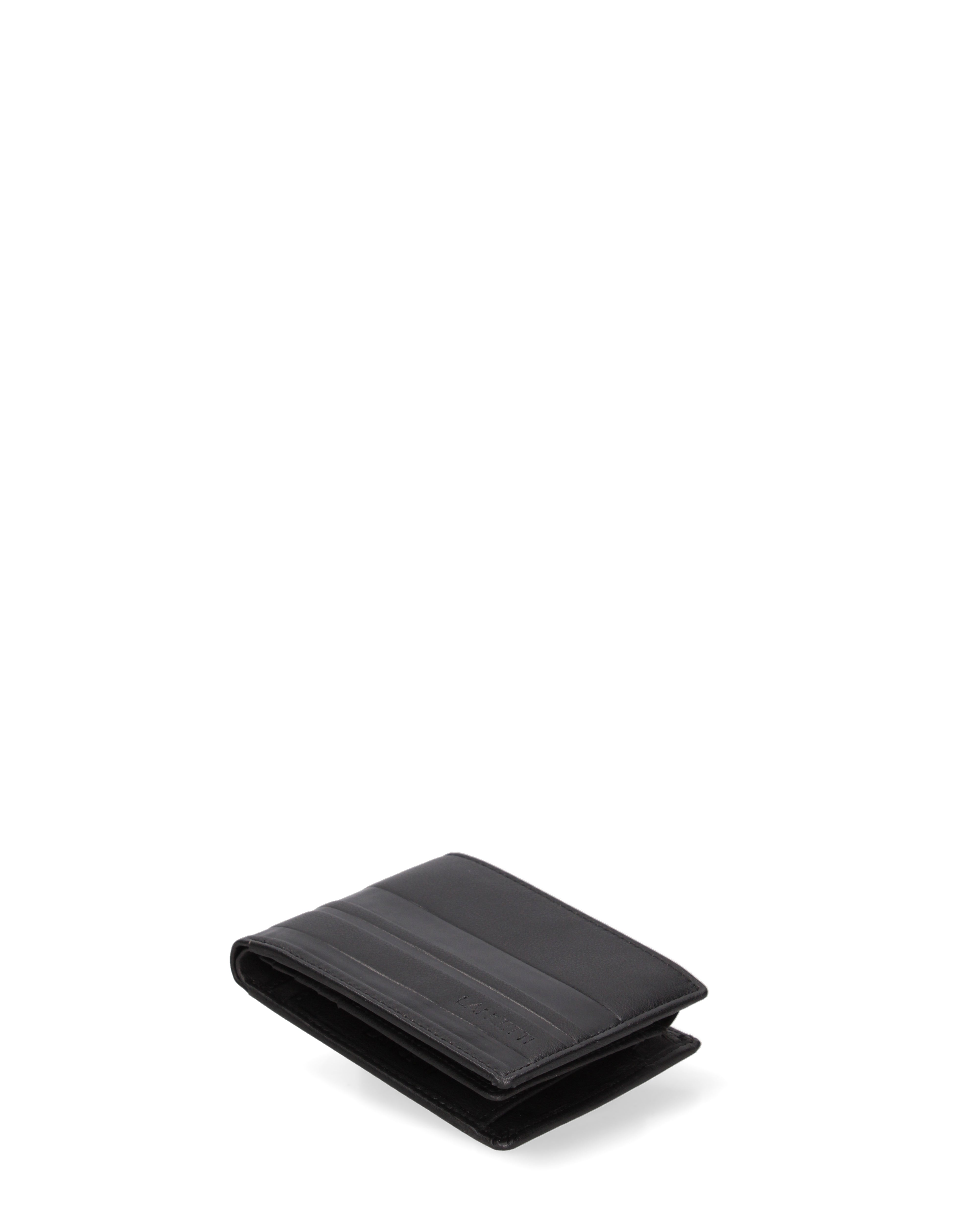 Portafoglio uomo in vera pelle Casual LL762-40-NERO Lancetti