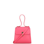 Borsa a mano da donna 100% pelle 07204-L317 FUXIA Viola Castellani