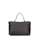 Borsa a spalla da donna Vera pelle 07159-D28 NERO Viola Castellani