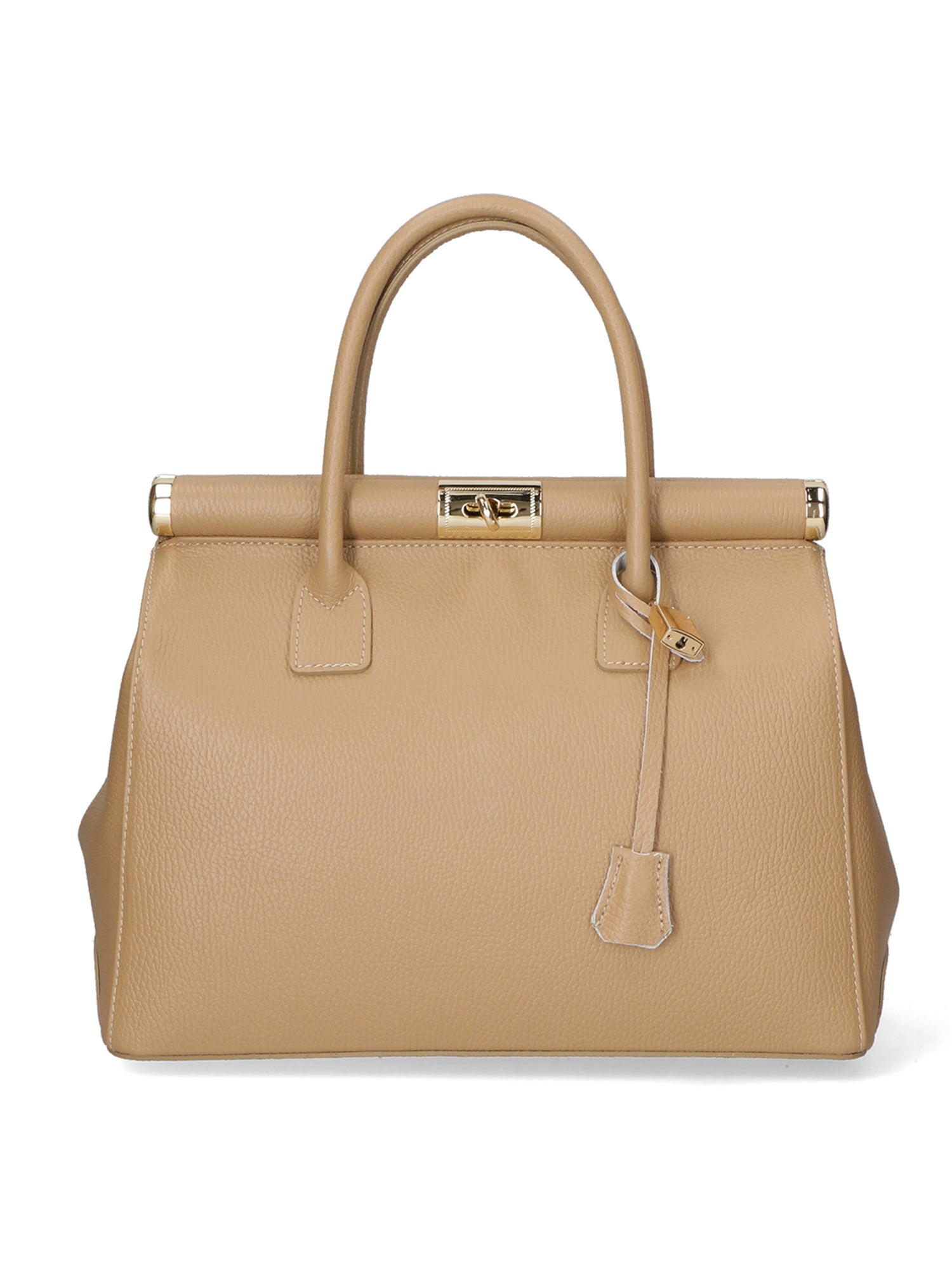 Aleria Borsa a mano da donna Vera pelle 8005-D81 SABBIA Gave Lux