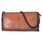 Livorno Borsa a Spalla Donna Vera Pelle 1144-CUOIO Gave Lux