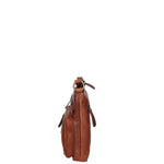 Borsa a tracolla da uomo Vera pelle RFID HILB-15118-T.MORO Hill Burry