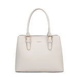 Borsa a mano da donna 100% pelle vegana PU 716-2PT-IVORY Diana&co