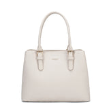 Borsa a mano da donna 100% pelle vegana PU 716-2PT-IVORY Diana&co