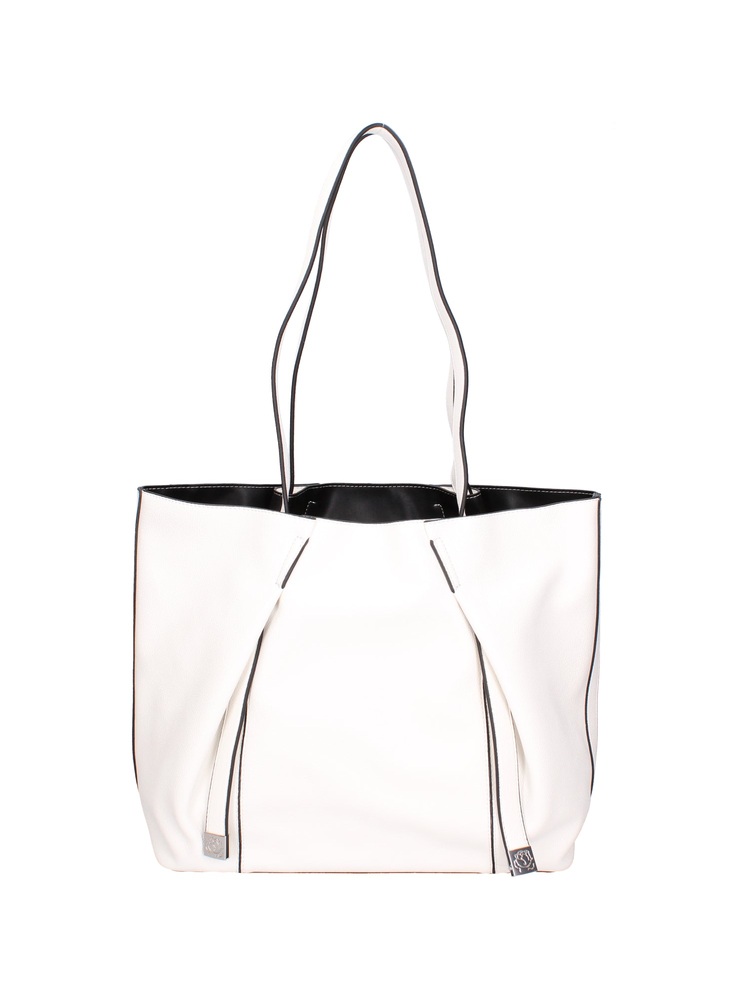 Iridea Borsa a spalla da donna 100% poliuretano B16261-BIANCO Braccialini