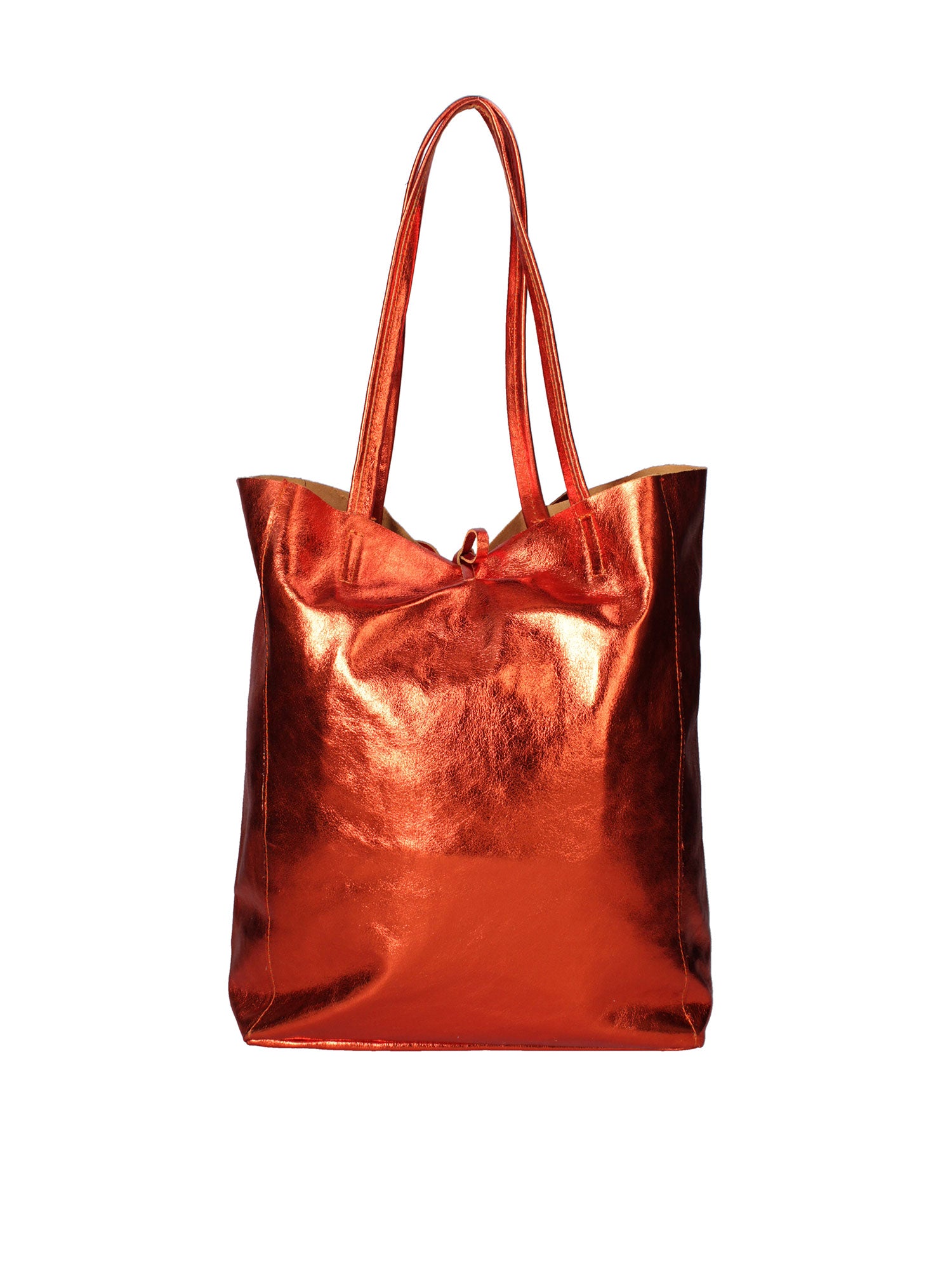 Íris Borsa a mano da donna Vera Pelle 07565-L010 ARANCIO Gave Lux