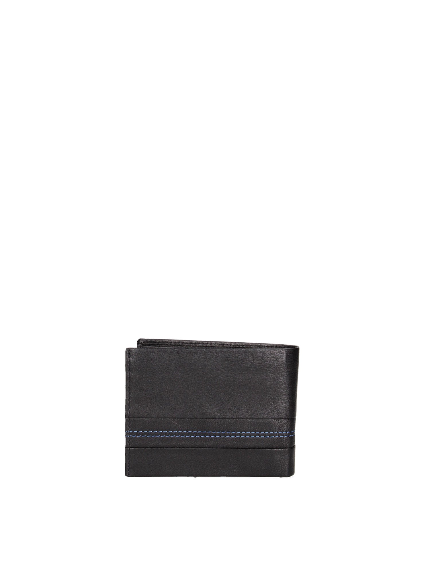 Portafoglio uomo in vera pelle Sfoderato 8805-97-NERO-BLU Pierre Cardin