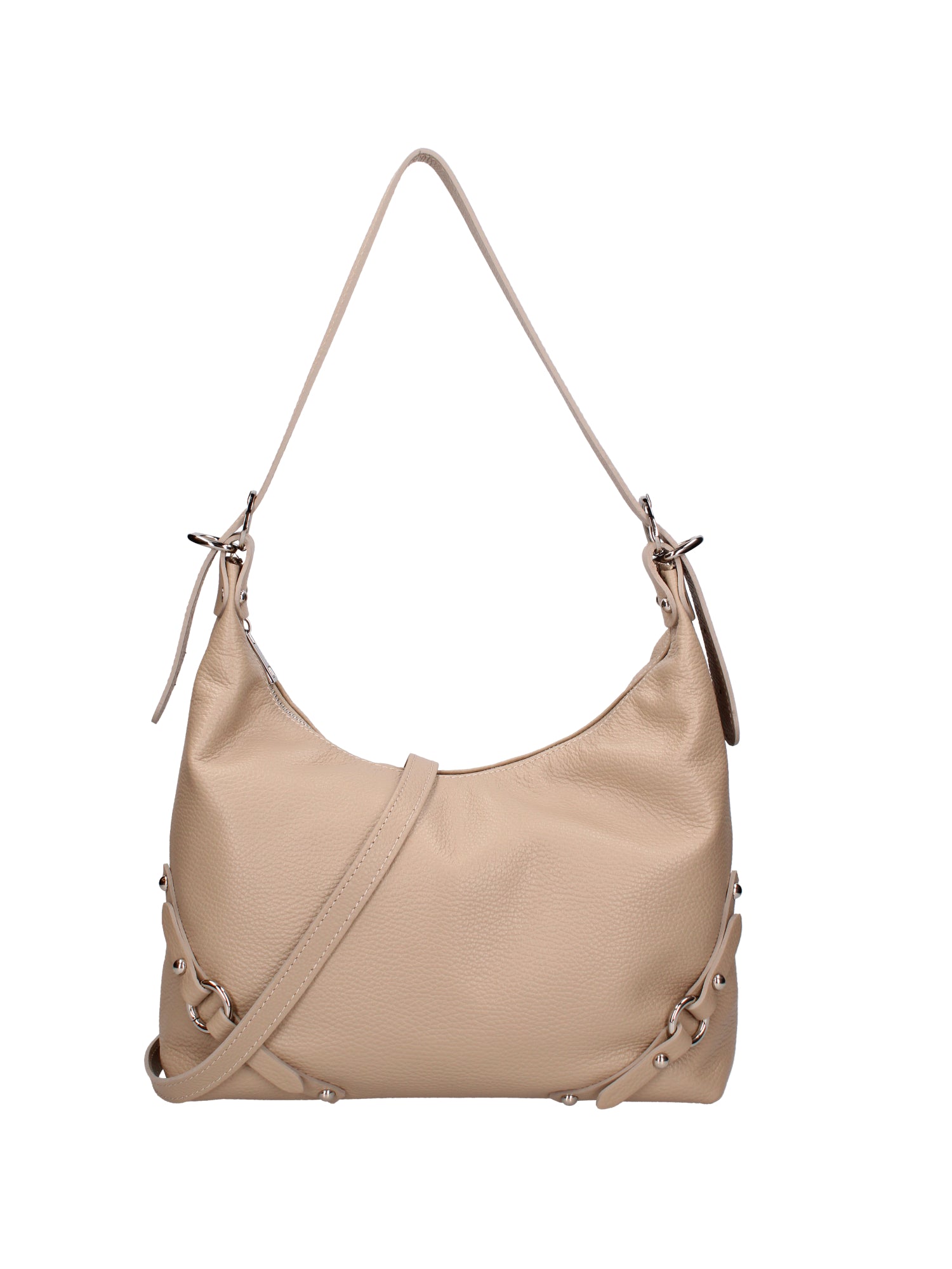 Fiorenza Lux Borsa a spalla da donna Vera pelle 07140-D05 CAPPUCCINO Viola Castellani