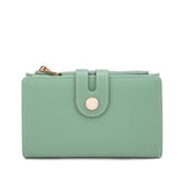 Portafoglio donna in pelle vegana Casual 798-2-2PT-JADEGREEN Diana&co