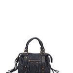 Erisia Borsa a spalla da donna Vera pelle 06091-013 BLU NAVY Gave Lux