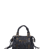 Erisia Borsa a spalla da donna Vera pelle 06091-013 BLU NAVY Gave Lux