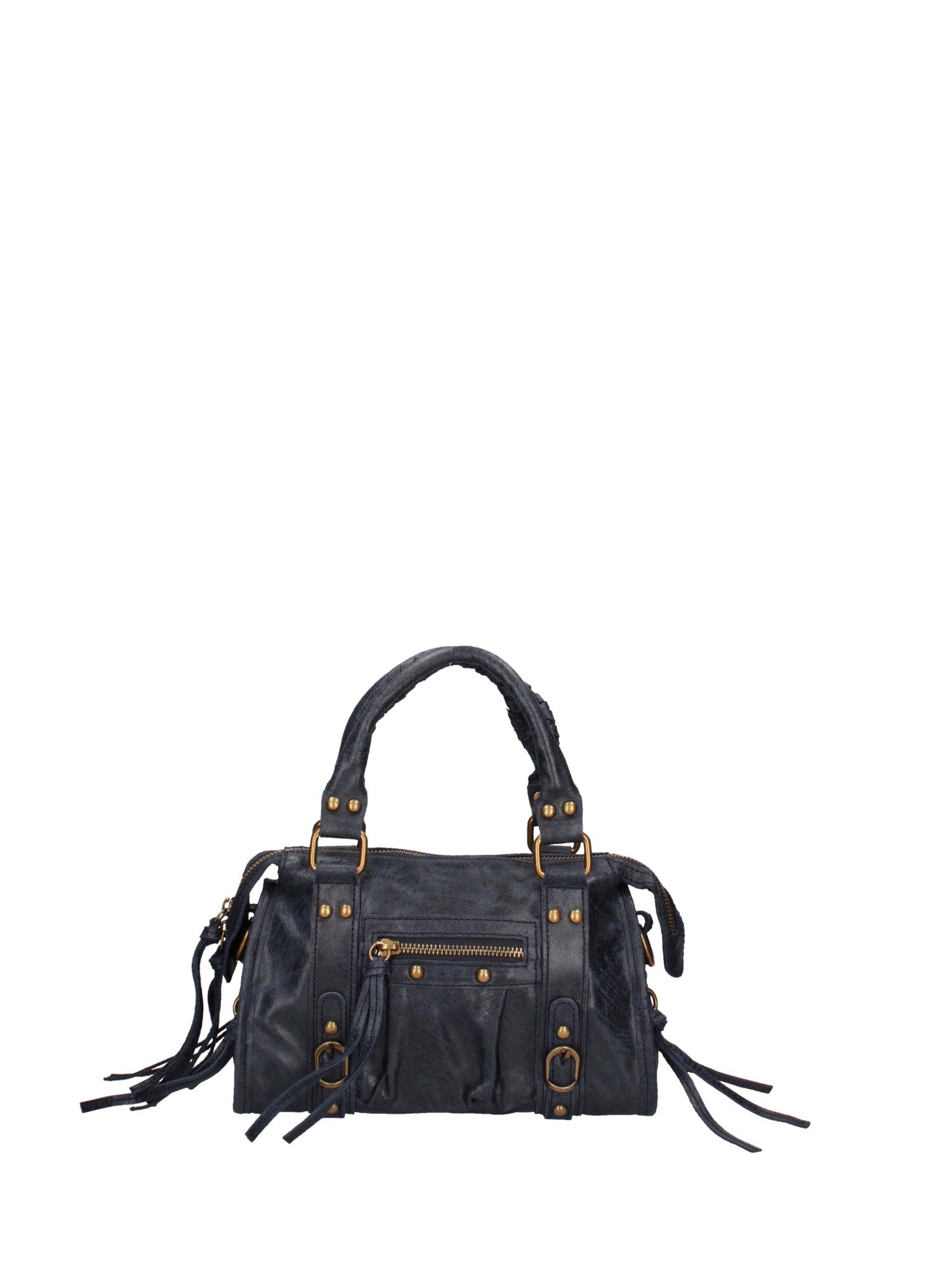 Erisia Borsa a spalla da donna Vera pelle 06091-013 BLU NAVY Gave Lux