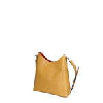 Carmine Borsa a spalla da donna Vera pelle 05442-LU36 SENAPE Gave Lux