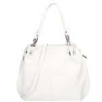 Ereba Borsa a mano da donna Made in Italy 100% pelle 3305-S01 BIANCO Gave Lux