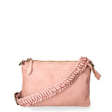 Lucca Borsa a tracolla da donna Vera pelle 1001-D13 ROSA Gave Lux
