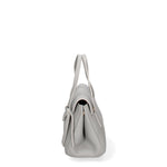 Silvana Pro Borsa a mano da donna Made in Italy Vera pelle 191942-GRIGIO Gave Lux