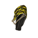 Safira Borsa a mano da donna Vera pelle 04760-LEO G GIALLO Gave Lux