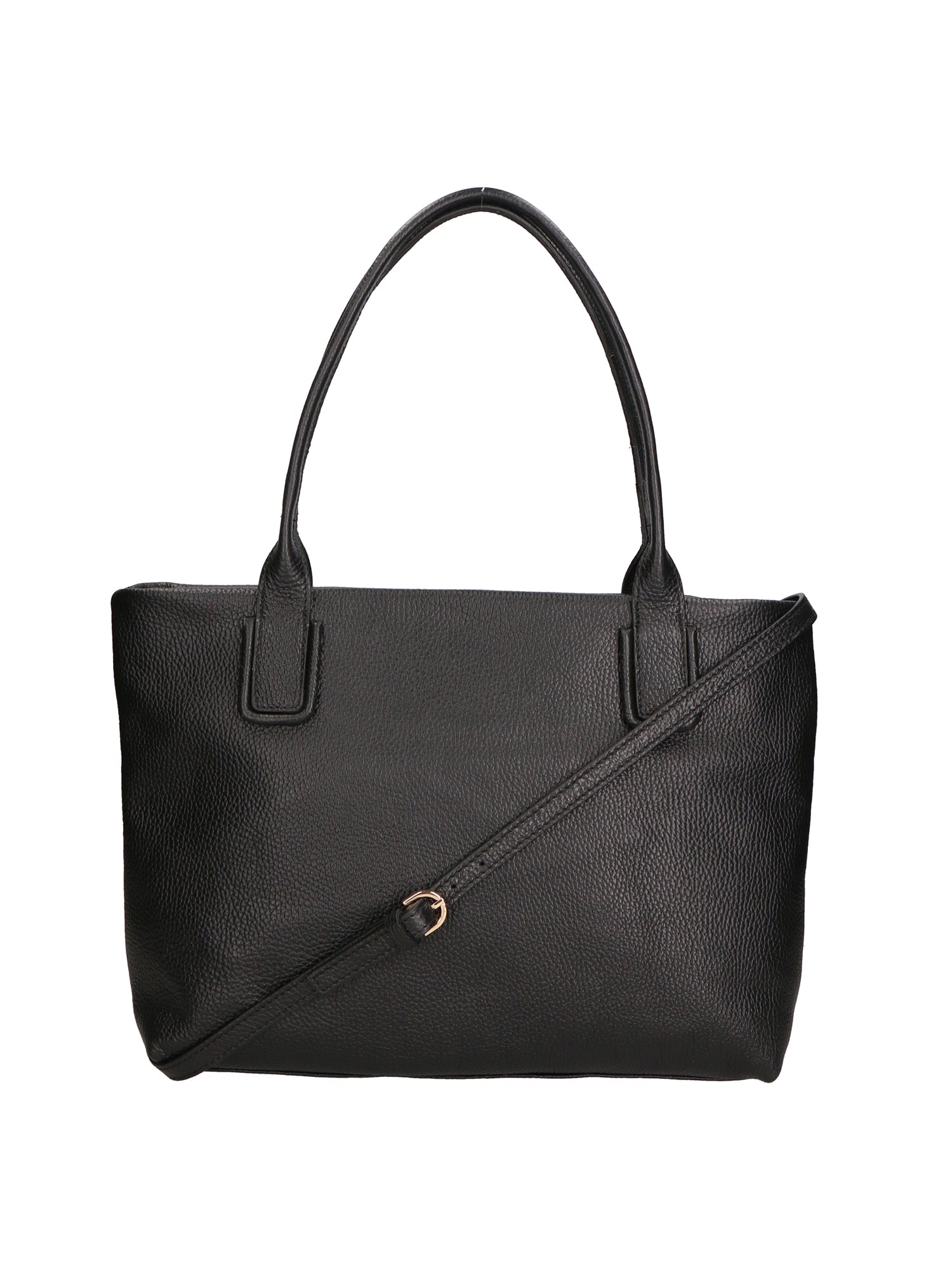 Lorena Borsa a spalla da donna Vera pelle 06506-D28 NERO Gave Lux